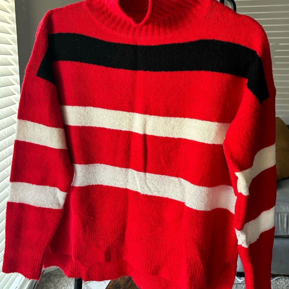 Lu by Lolita Red and Black Sweater